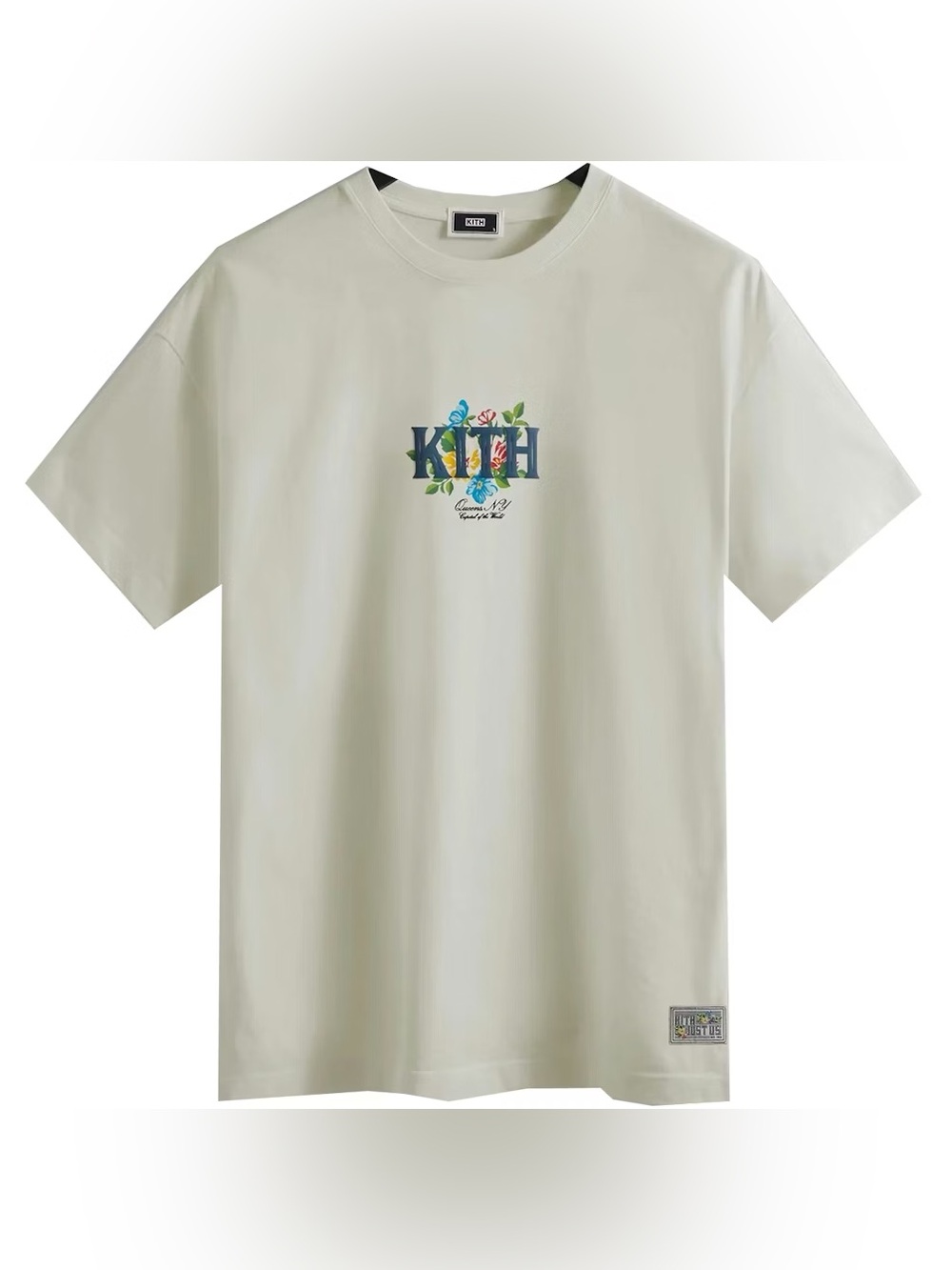 Kith Western Floral Tee Chalk XL Short Sleeve Crew Neck T-Shirt Streetwear